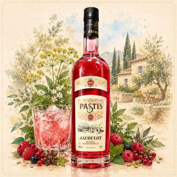 PASTIS ROUGE "F.BOUHY" 70CL